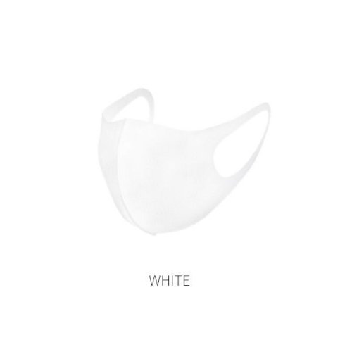 aimoha(aimoha（アイモハ）)/洗える ポリウレタン マスク キッズ 4枚セット/ホワイト