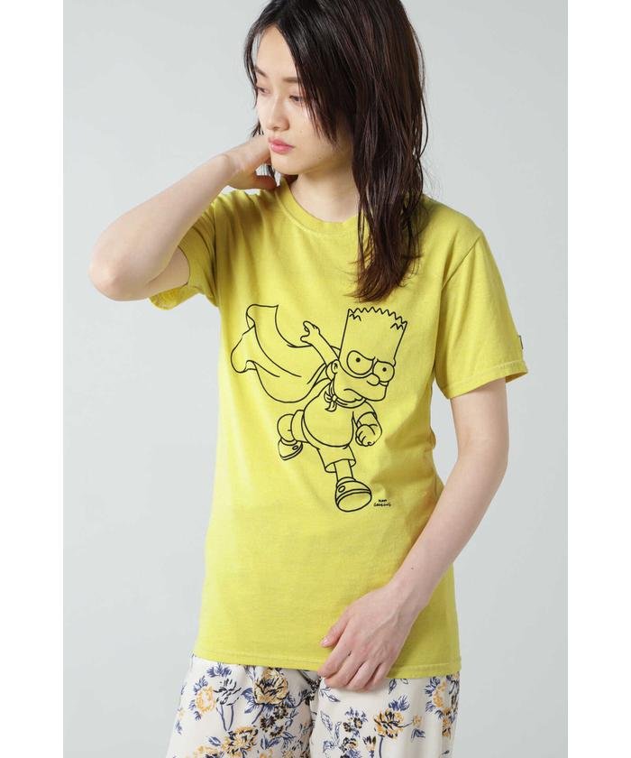 46%OFF！＜マガシーク＞ ローズバッド THE SIMPSONSプリントTシャツ レディース イエロー Ｓ ROSE BUD】 タイムセール開催中】