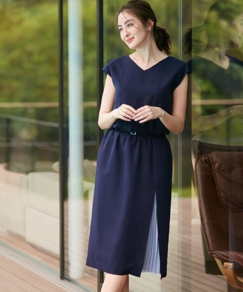 Utilism ラップ風 プリーツワンピース アイシービー Icb Magaseek