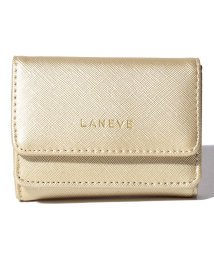 LANEVE(ランイブ)/【LANEVE】ミニ折財布（BOX付）/ゴールド