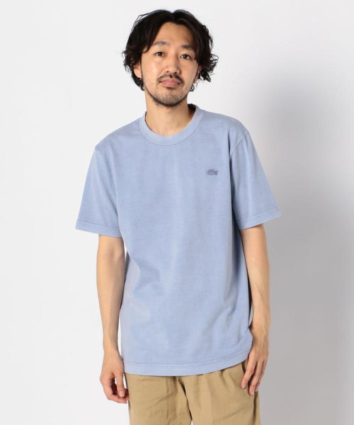 NOLLEY’S goodman(ノーリーズグッドマン)/【LACOSTE/ラコステ】ボディーサイズピグメントTシャツ (TH651EL)/サックス