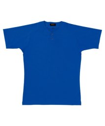 ZETT(ゼット)/プルオーバーベースボールシャツ/ブルー