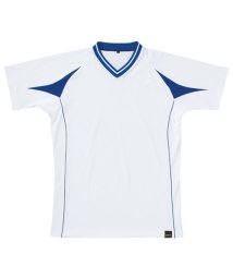 ZETT(ゼット)/Vネックベースボールシャツ/ホワイト系1