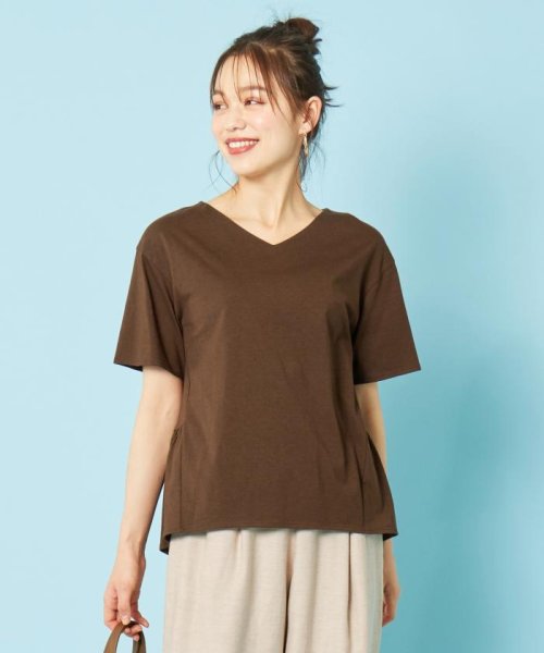 セール 汗ジミが目立ちにくい サラコントロールジャージー Aライン Tシャツ エニィ スィス Anysis Magaseek