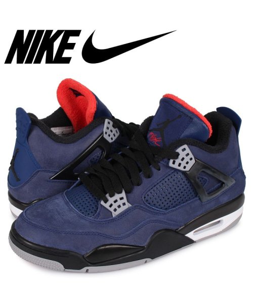Nike Air Jordan 4 Retro Wntr ナイキ エアジョーダン 4 レトロ ウィンター スニーカー メンズ ネイビー Cq9597 401 ナイキ Nike Magaseek