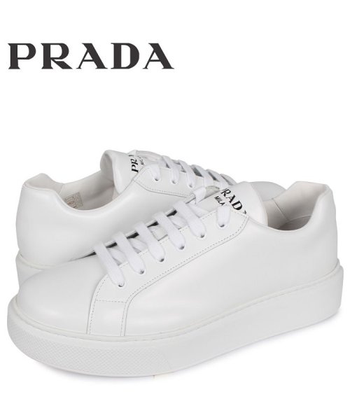 PRADA(プラダ)/プラダ PRADA スニーカー メンズ NEW SNEAKER FONDO CASSETTA ホワイト 白 4E3489/その他