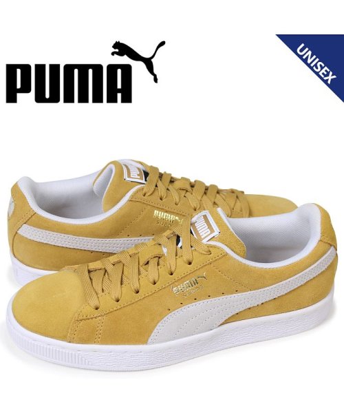 プーマ Puma スエード クラシック スニーカー メンズ レディース Suede Classic 10 イエロー プーマ Puma Magaseek