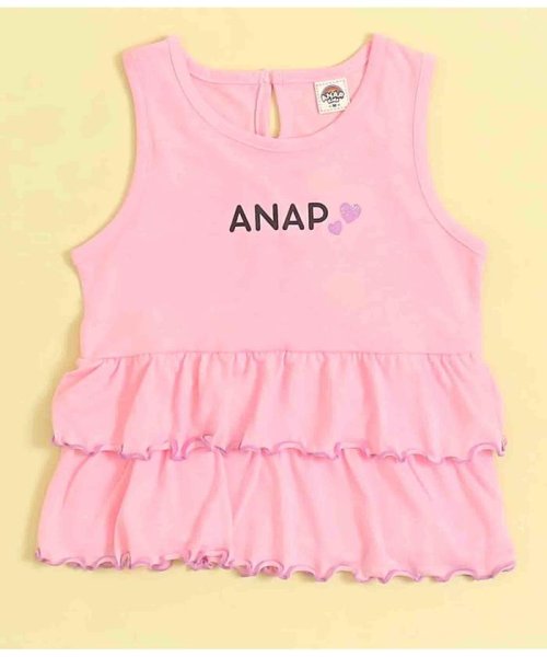 ANAP KIDS(アナップキッズ)/ティアードトップス/ピンク