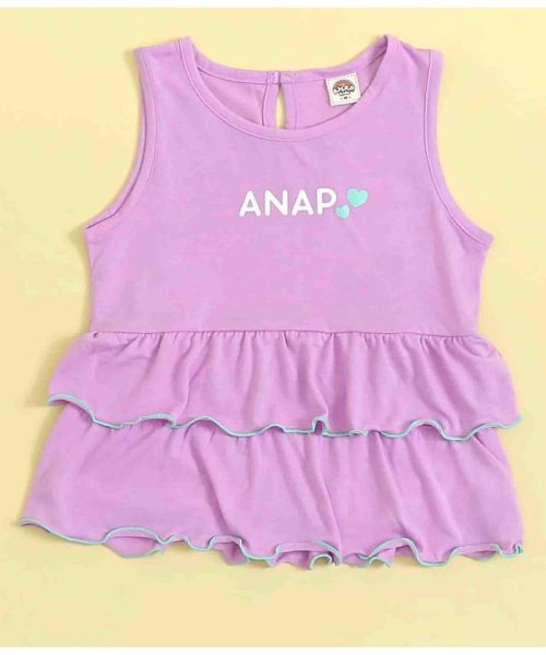 ANAP KIDS(アナップキッズ)/ティアードトップス/ラベンダー