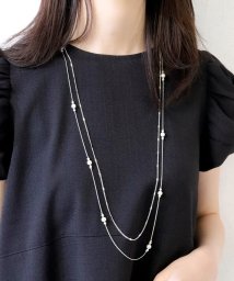 ninon(ニノン)/【5種展開】小粒パール×極細チェーンのロングネックレス/シルバー系3