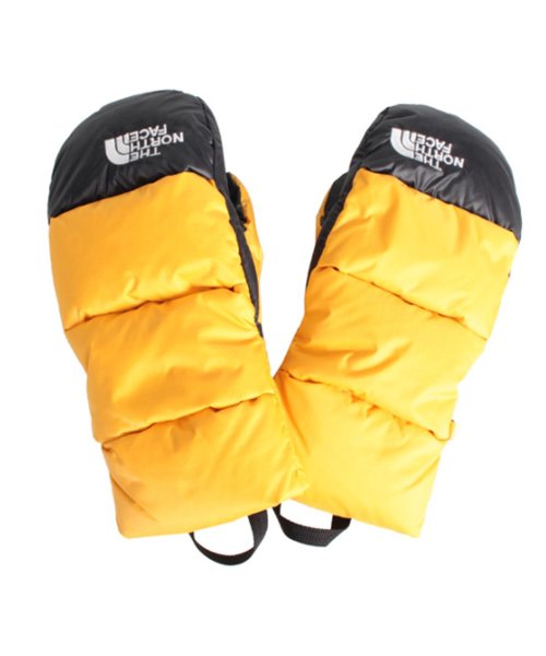 THE NORTH FACE(ザノースフェイス)/ノースフェイス THE NORTH FACE ヌプシ 手袋 グローブ キッズ YOUTH NUPTSE MITT ブラック レッド ブルー イエロー 黒 NF0/イエロー