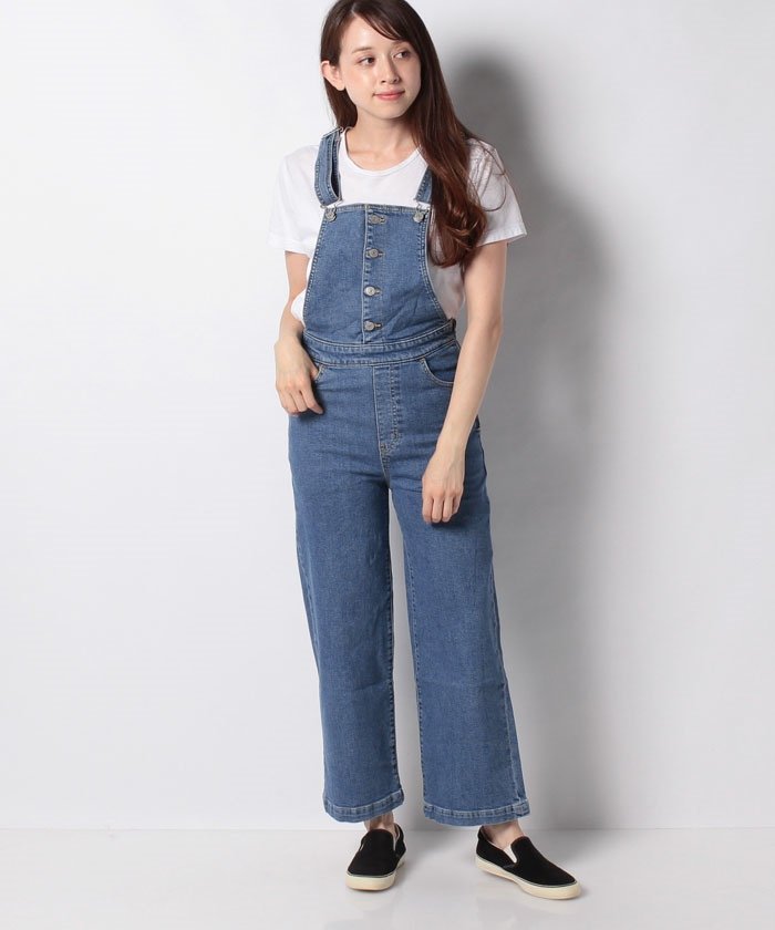 55%OFF！＜マガシーク＞ リーバイス アウトレット MILE HIGH WL OVERALL STONED OUT OVERALL レディース インディゴブルー 25 LEVI'S OUTLET】 タイムセール開催中】