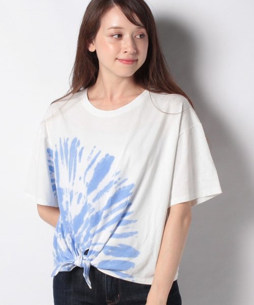 LEVI’S OUTLET(リーバイスアウトレット)/LUNA KNOT TEE LARGE TIE DYE － MARINA/ブルー