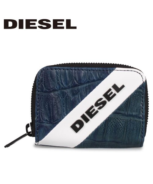 DIESEL(ディーゼル)/ディーゼル DIESEL 財布 小銭入れ コインケース メンズ ラウンドファスナー JAPAROUND ネイビー X06633－PR958'/ネイビー