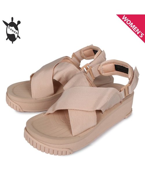 Shaka シャカ フィエスタ サンダル スポーツサンダル レディース 厚底 Fiesta Platform ベージュ シャカ Shaka Magaseek