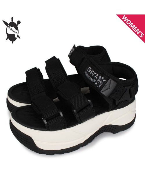 Shaka シャカ ネオバンジー チャンキー サンダル スポーツサンダル レディース 厚底 Neo Bungy Chunky ブラック 黒 シャカ Shaka Magaseek