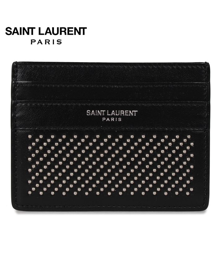 サンローランパリ SAINT LAURENT PARIS 485631C9H0U1000 カードケース レザー ブラック / 083368 ☆未使用