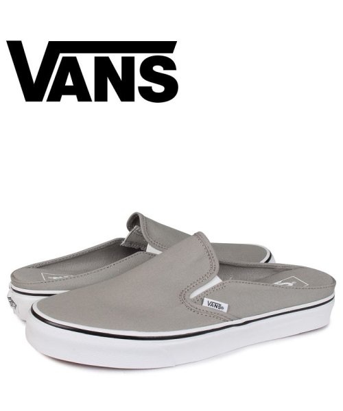 Vans ヴァンズ スリッポン スニーカー メンズ バンズ Classic Slip On Mule グレー Vn0a4p3uiyp ヴァンズ Vans Magaseek