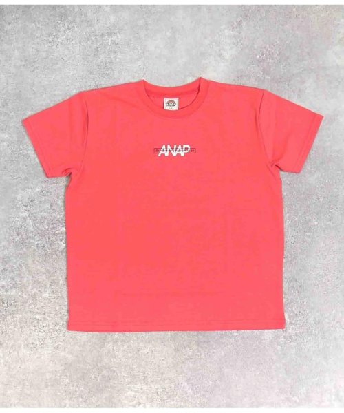 ANAP KIDS(アナップキッズ)/バックプリントビッグTシャツ/レッド