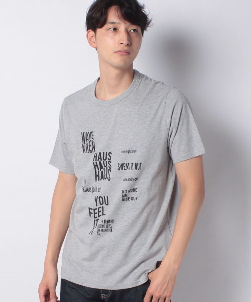 LEVI’S OUTLET(リーバイスアウトレット)/SKATE GRAPHIC SS TEE LSC HEATHER GREY FL/ナチュラル