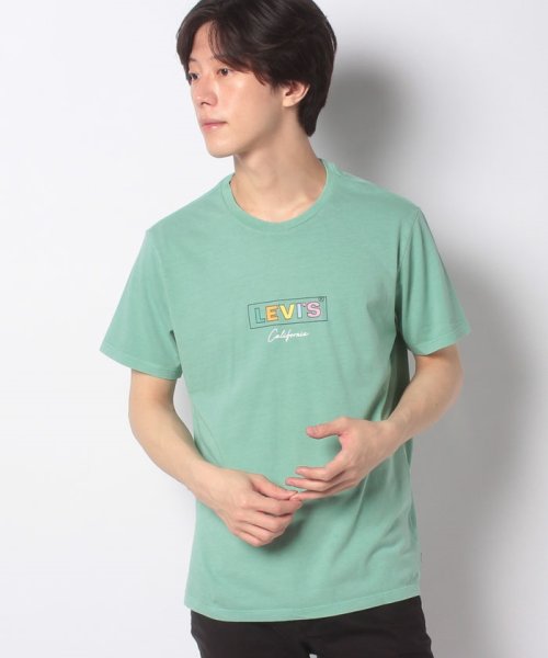 LEVI’S OUTLET(リーバイスアウトレット)/BOXTAB GRAPHIC TEE SSNL BOXTAB GARMENT D/グリーン