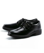 ＜マガシーク＞ フットプレイス メンズ ビジネスサンダル ビジネスシューズ 軽量 3E 幅広 FK−BUSINESSSHOES メンズ ブラック系2 24.5cm FOOT PLACE】画像