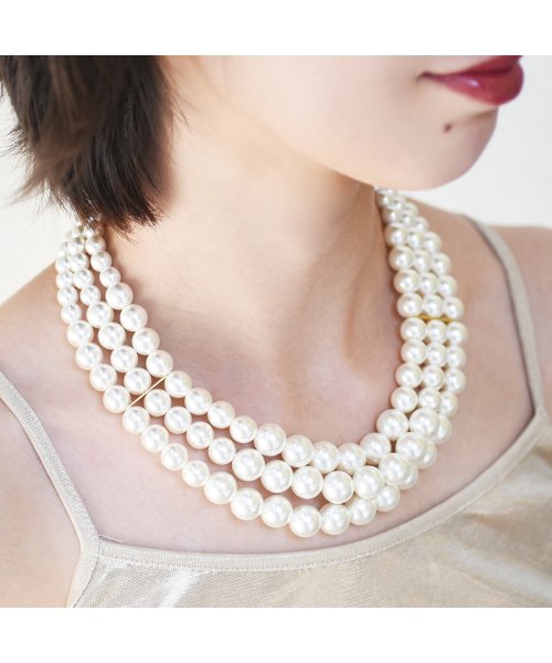 マ シェール コゼット Ma Chere Cosette ゴージャス3連パールネックレス パール マ シェール コゼット Ma Chere Cosette Magaseek