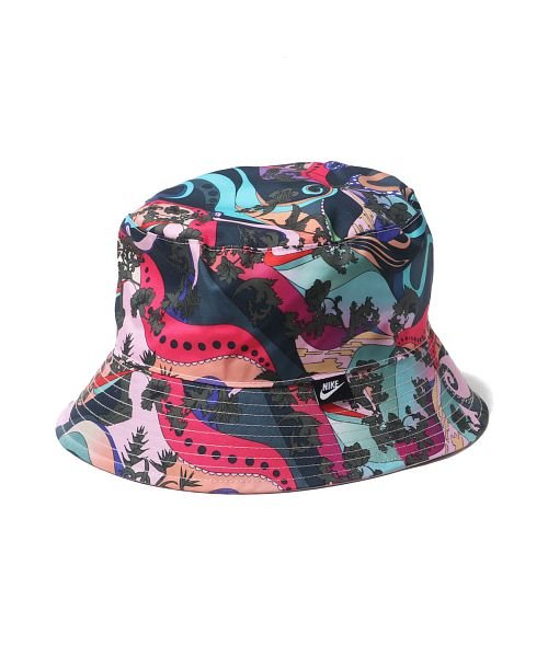 NIKE(ナイキ)/NIKE W NSW BUCKET ICONCLASH(ナイキ ウィメンズ アイコンクラッシュ バケット)PINK FOAM【レディース ハット】/ピンク