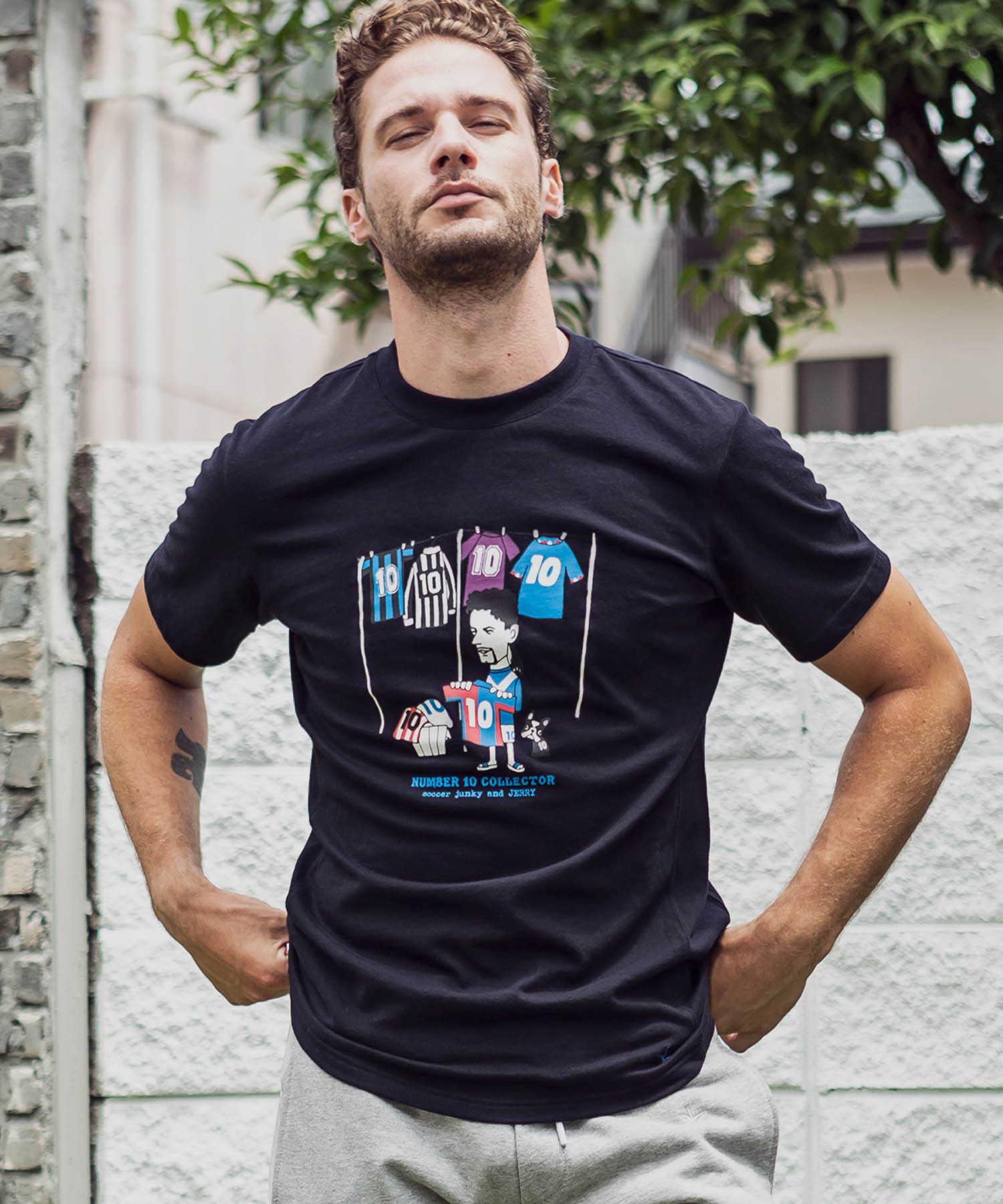 コラボ soccer junky バッジョユニフォーム Tシャツ(503345765