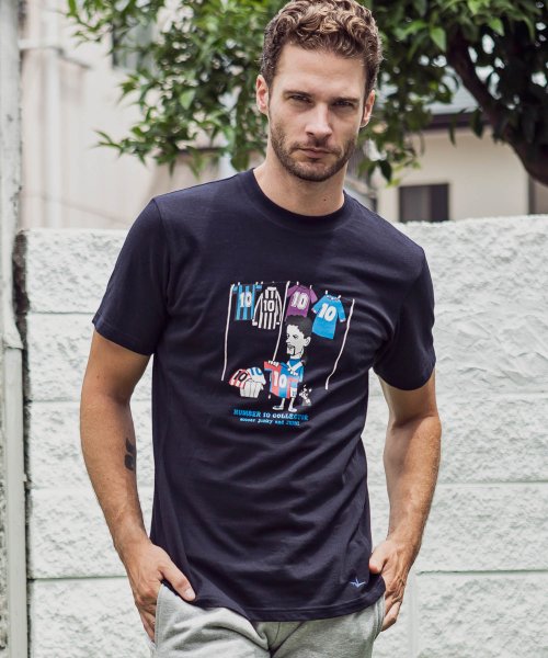 コラボ Soccer Junky バッジョユニフォーム Tシャツ Hankyu Men S 阪急メンズ
