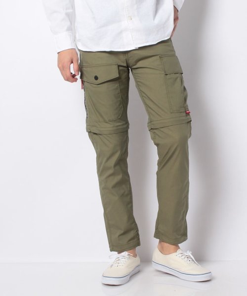 LEVI’S OUTLET(リーバイスアウトレット)/LO－BALL ZIP－OFF CARGOS  MUDDY FOREST STR/グリーン
