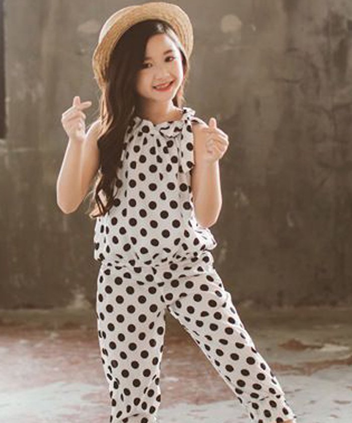 セール 子供服 女の子 セットアップ ドット柄 半袖 おしゃれ 袖なし 夏 キャミソール シフォン上下セット ベビー服 キッズ 洋服 ミニミニストア Miniministore Magaseek セール 子供服 女の子 セットアップ ドット柄 半袖 おしゃれ 袖なし 夏 キャミソール シフォン上下セット ベビー服 キッズ 洋服 ミニミニストア Miniministore Magaseek