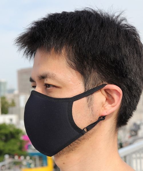 ninon(ニノン)/【メンズ・レディース・子供用】耳が痛くならない洗える高性能マスク/ブラック