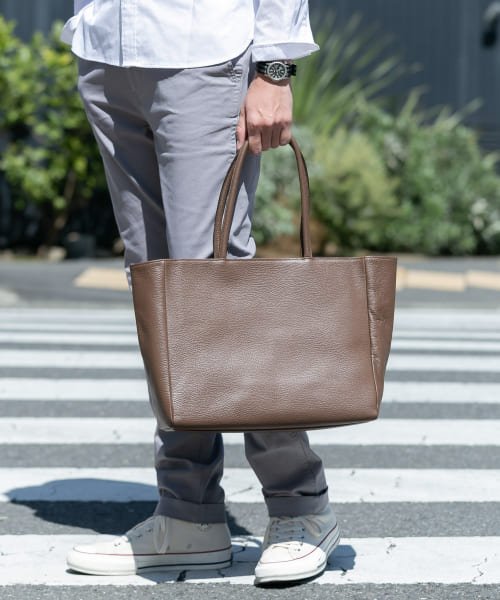 レザートートバック Urban Research Rosso Men Urban Research Rosso Magaseek