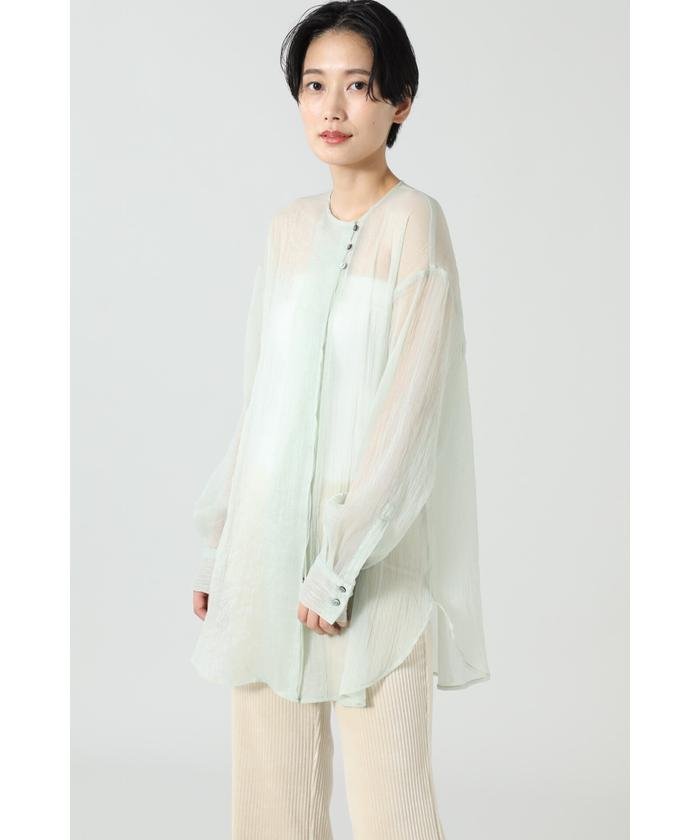 37%OFF！＜マガシーク＞ ローズバッド シアーブラウス レディース グリーン − ROSE BUD】 タイムセール開催中】