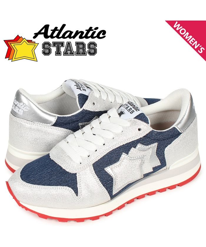 ＜マガシーク＞ スニークオンラインショップ アトランティックスターズ Atlantic STARS アレナ スニーカー レディース ALHENA ネイビー WB−NY−RBGB ユニセックス その他 37：約23.5cm-24cm SNEAK ONLINE SHOP】