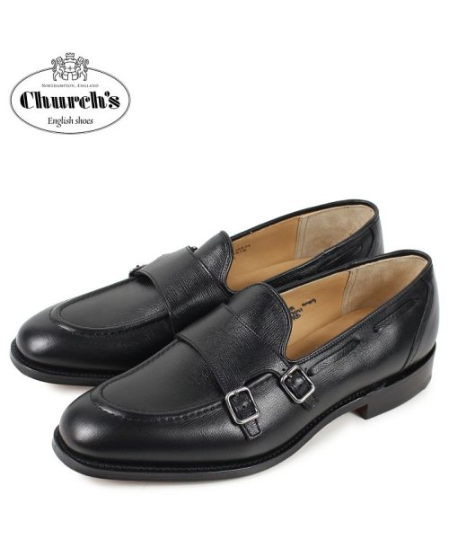 チャーチ Churchs クラットフォード モンクストラップ ローファー メンズ Clatford ブラック 黒 Edb080 チャーチ Churchs Magaseek