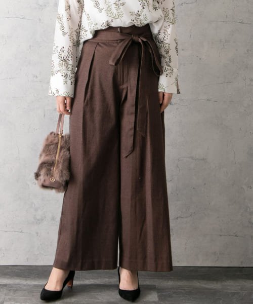 セール Rosso ヘリンボーンワイドパンツ 503326587 アーバンリサーチ アウトレット Urban Research Outlet Magaseek