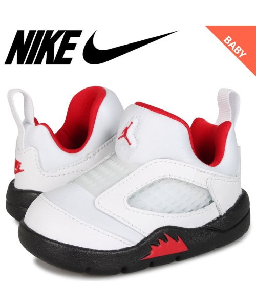 Nike Jordan 5 Retro Little Flex Td ナイキ エアジョーダン5 レトロ スニーカー ベビー キッズ ブルズカラー ホワイト 白 503349967 ナイキ Nike Magaseek