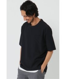 ikka(イッカ)/2WAYストレッチTシャツ/ネイビー