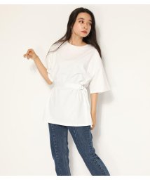 LAGUA GEM(ラグアジェム)/TAPE BELT LOOSE TEE/WHT