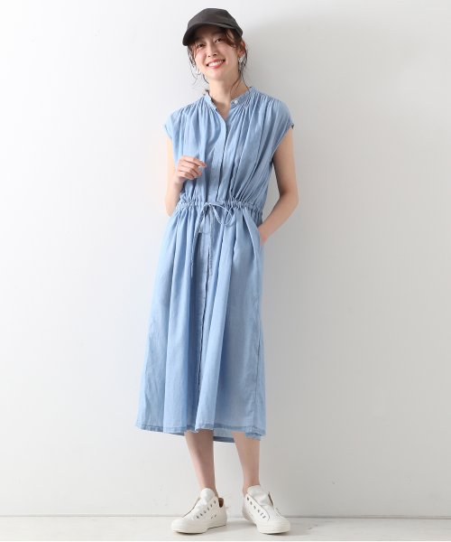 セール コットンダンガリーワンピース メルローズ クレール Melrose Claire Magaseek