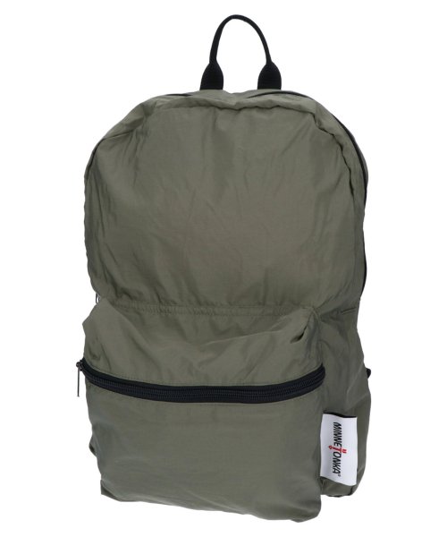 MAISON mou(メゾンムー)/【MINNETONKA/ミネトンカ】Packable backpack/パッカブルバックパック/カーキ