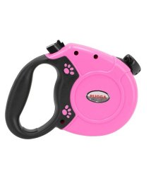 BACKYARD FAMILY(バックヤードファミリー)/犬 伸縮リード 8m 自動巻き取り式 /ピンク