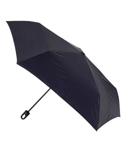 BACKYARD FAMILY(バックヤードファミリー)/雨晴兼用 フック付き 軽量折りたたみ傘/ネイビー