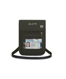 BACKYARD FAMILY(バックヤードファミリー)/パスポートケース スキミング防止 ストラップ付/ブラック
