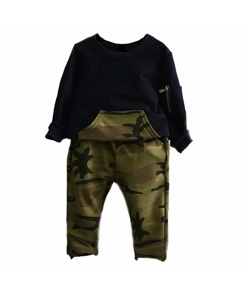 キッズ服 迷彩柄 上下セット バックヤード Backyard Magaseek キッズ服 迷彩柄 上下セット バックヤード Backyard Magaseek