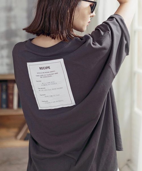 セール トップス バックタグ ロゴプリントtシャツ 0424 グローウィングリッチ Growingrich Magaseek