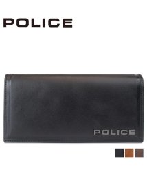 POLICE(ポリス)/ポリス POLICE 財布 長財布 メンズ レザー EDGE LONG WALLET ブラック キャメル ダーク ブラウン 黒 PA－58001/ブラック