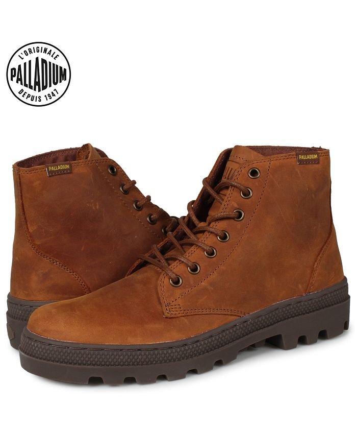 パラディウム Palladium パラボス ミッド スニーカー メンズ Pallabosse Mid レザー ブラウン 740 パラディウム Palladium Magaseek パラディウム Palladium パラボス ミッド スニーカー メンズ Pallabosse Mid レザー ブラウン 740 パラディウム Palladium Magaseek